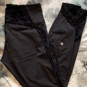 Rare lace panelled Lululemon leggings.